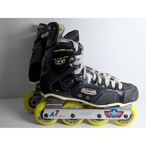 Mission Proto VSI Inline Hockey Skates Size 9 US Hockey Research A7 Frame